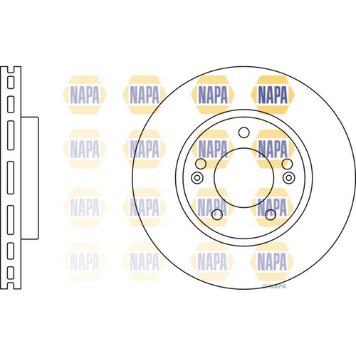 Brake discs vented - discs, kia