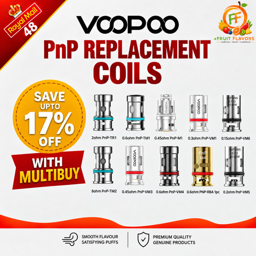 Voopoo pnp replacement coils - pnp,