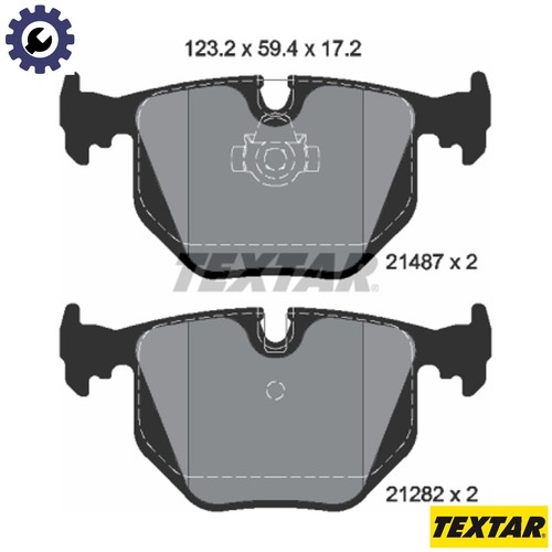 Brake pad set disc - pad,