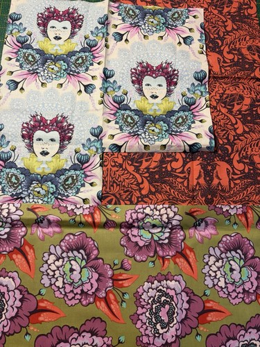 Tula pink fabric - pink, **elizabeth