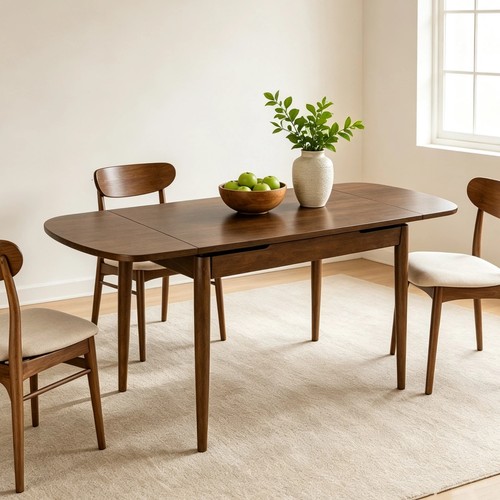 Solid wood extendable dining - solid,