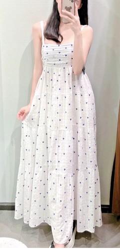 Zara woman white - woman, navy