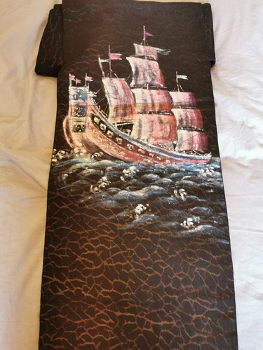 Japanese obi kimono ship - obi,