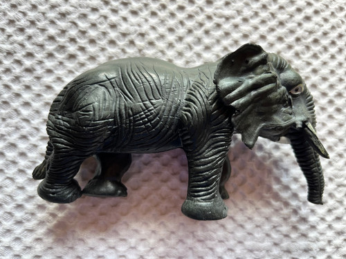 Vintage gray squeaky - gray, elephant