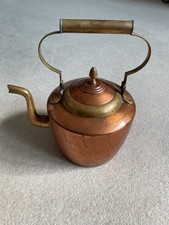 Large Copper And Brass Kettle