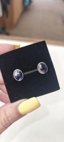 New 925 silver blue john - john, stud