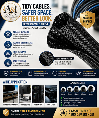 Expandable split cable sleeve - expandable,