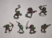 Warhammer Goblins x7 Oldhammer Gretchin Metal