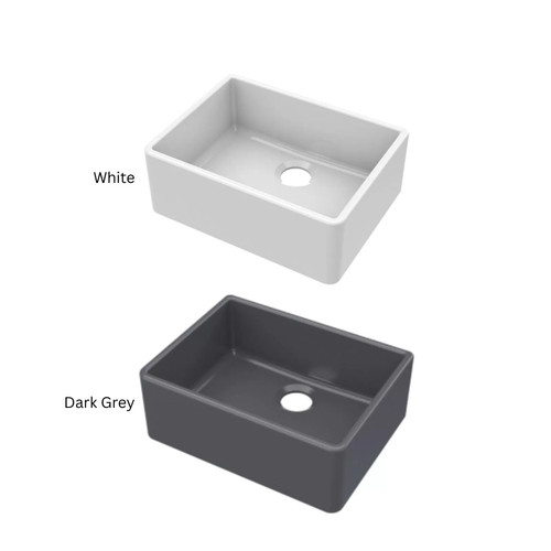 Single bowl fireclay - single,
