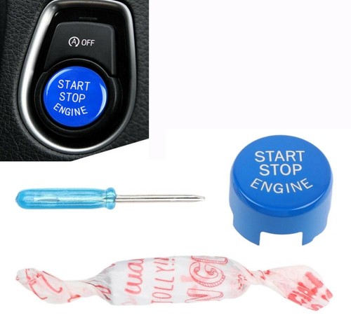 Blue button cover accessories - button,