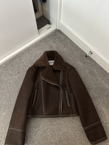 Zara women shearling - zara, coat