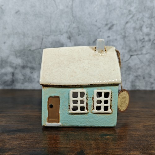 Village pottery tealight - pottery,