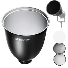 NEEWER FR30 Deep Focus Reflector with Honeycomb Grids for Godox NEEWER Strobe