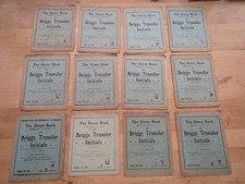 12 Briggs Transfer Initials The Green Book Broderie Anglaise Embroidery 2"