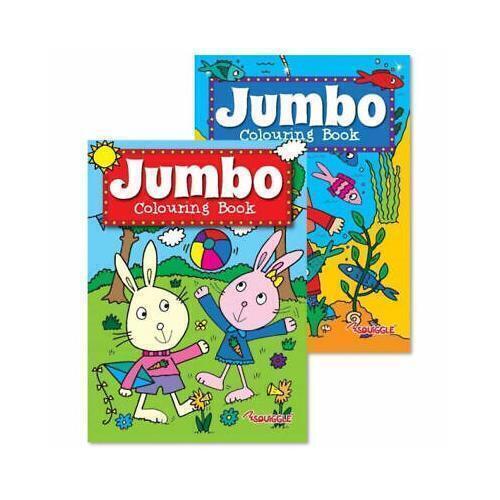 Jumbo colouring book a4 - colouring,