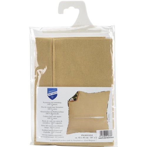 Cushion back with zipper - back,