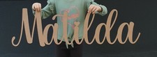 Personalised wooden name - wooden, large