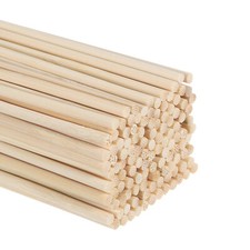 50 Pack Wooden Dowel Rods