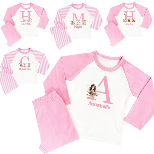 Personalised girls pyjamas any - personalised,