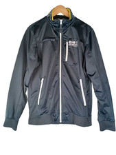 Crosshatch Mens Zip Jacket Size Medium Dark Grey