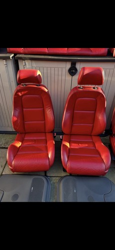 Audi mk1 heated red leather - tt,