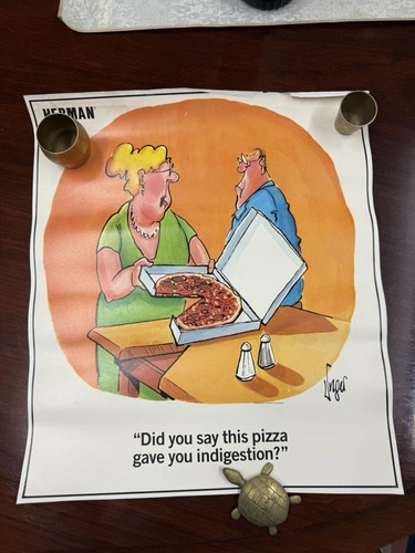 Vintage herman 1980s poster - 1980s,
