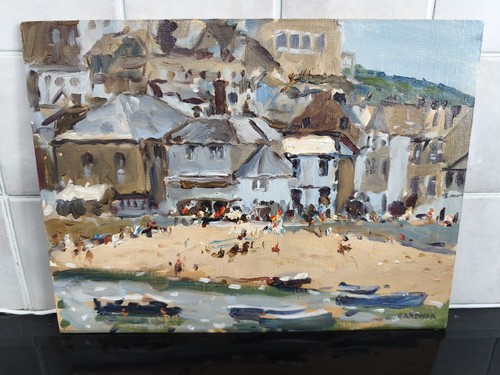 Ives boats and beach - st,