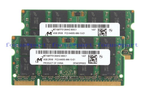 8gb 2x4gb ddr2 800mhz - 8gb, pc2-6400
