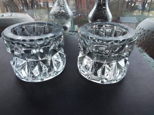 Two bohemia glass lead crystal - bohemia,