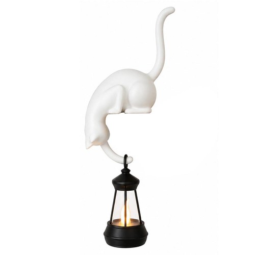 Whimsical cat shelf sitter - cat,
