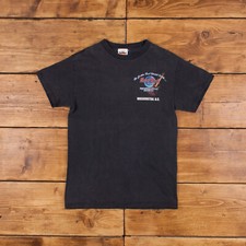 Vintage Hard Rock Cafe Graphic T Shirt Small Washington D.C. Eric Clapton Tee