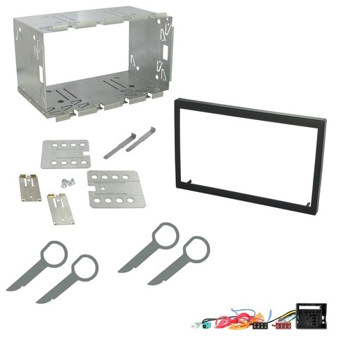 Double din fascia wiring cage - fascia,
