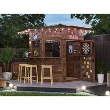 Corner Garden Bar Wooden