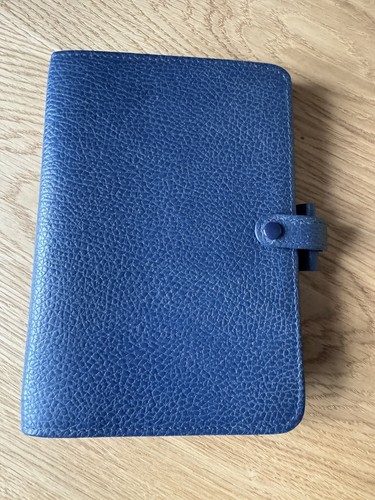 Filofax richmond blue grain - richmond,