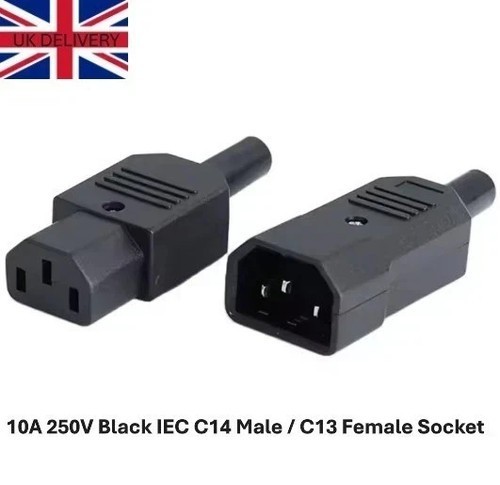 Rewireable iec c13 female - iec,