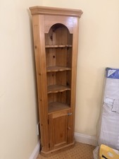Pine Tall Standing Corner Unit