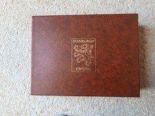 Edinburgh Crystal Whisky Scotch Glasses Set of 6 Presentation Box Included