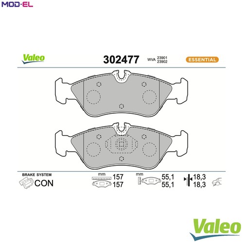 Brake pad set disc - brake,