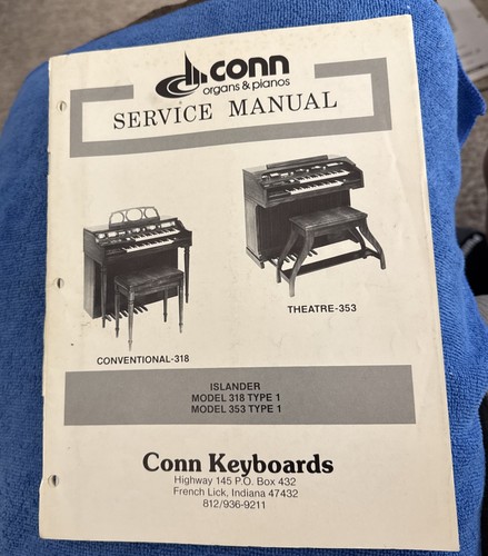 Conn organ service manual - service,