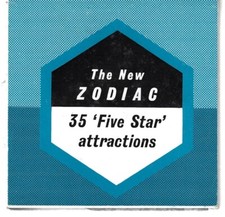 Ford Zodiac Mk2 '35 Five Star Attractions' 1956-1957 UK Market Foldout Brochure