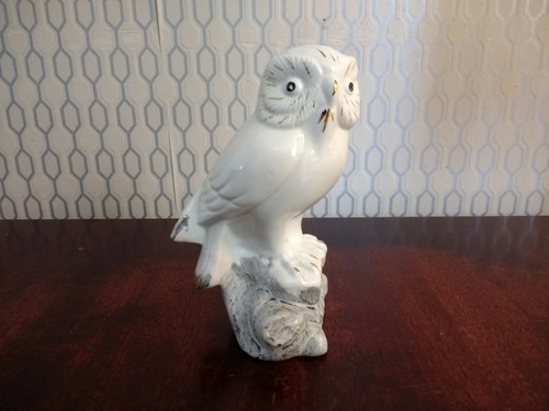 Ceramic owl figurine bird - ceramic,
