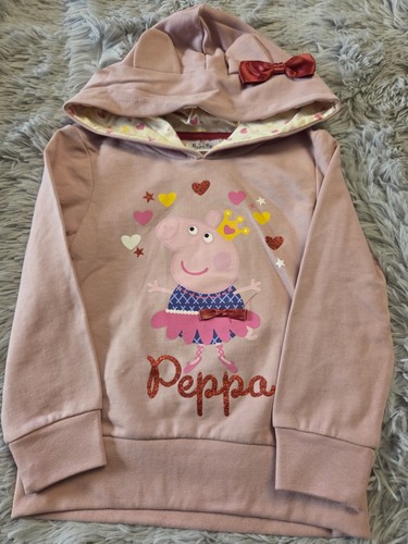 Pepper pig sweat top with - top, hood