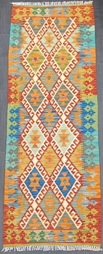 Afghan turkish kilim runner - kilim,