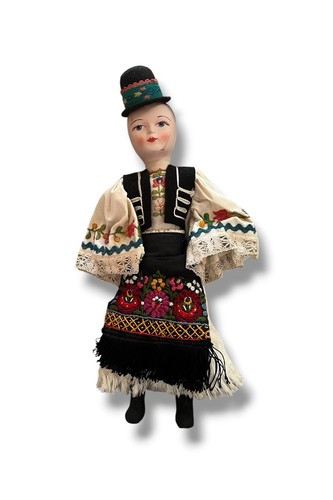 Vintage hungary doll - hungary,