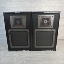 Sony Speakers 2 Way Speaker System SS-A750 Pair Working Good Condition Retro
