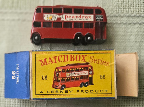 Matchbox london trolley bus - matchbox,
