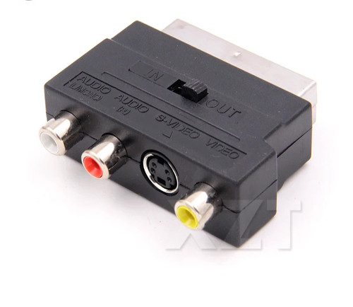 Scart lead svhs rca - scart, 3x