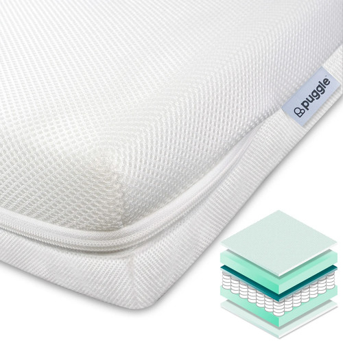 Cot mattress puggle - puggle, dual