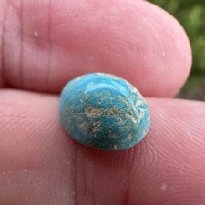 Cornish Turquoise Cabochon Gunheath China Clay Pit St Austell Cornwall UK 2.6 Ct