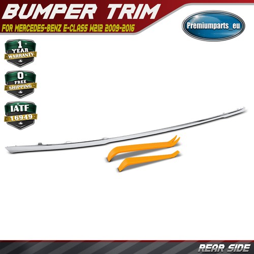 Rear chrome bumper trim - rear,